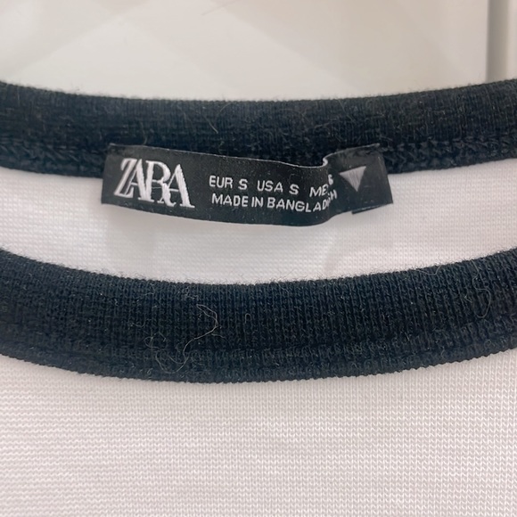 ZARA black / white crop top 🖤🤍🖤🤍 - Picture 2 of 3